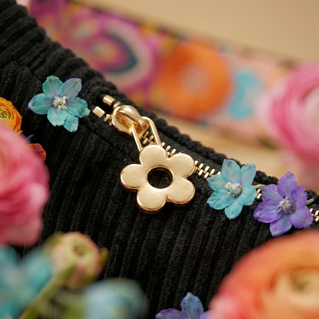 Personalisierbare Cord Halbmond Tasche schwarz | Handgefertigt in Deutschland